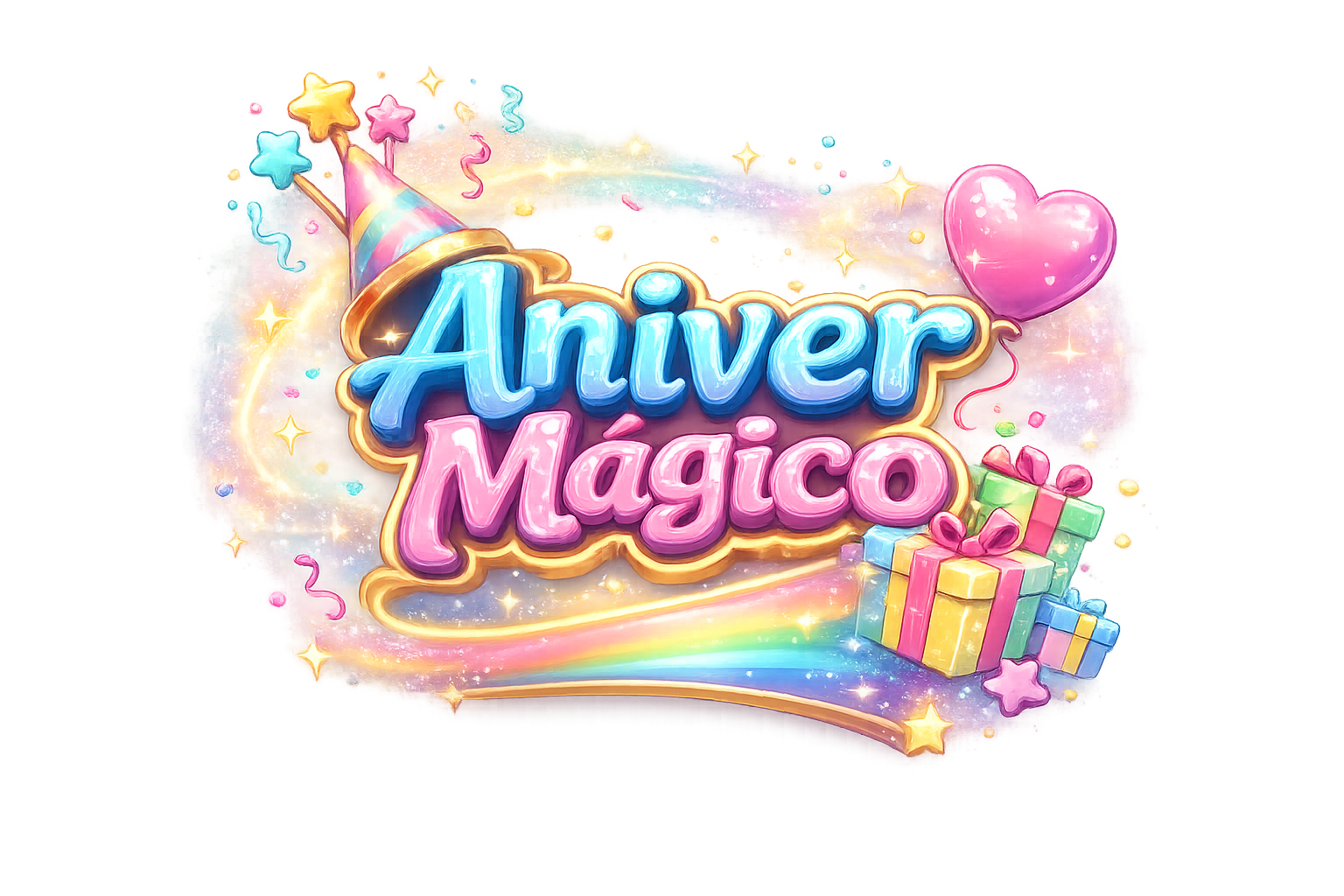 Logo Aniver Mágico